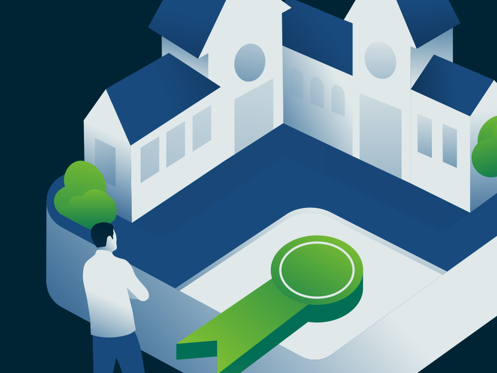 Step-by-step infographic showing a student’s path from exploring schools to staying on track through graduation