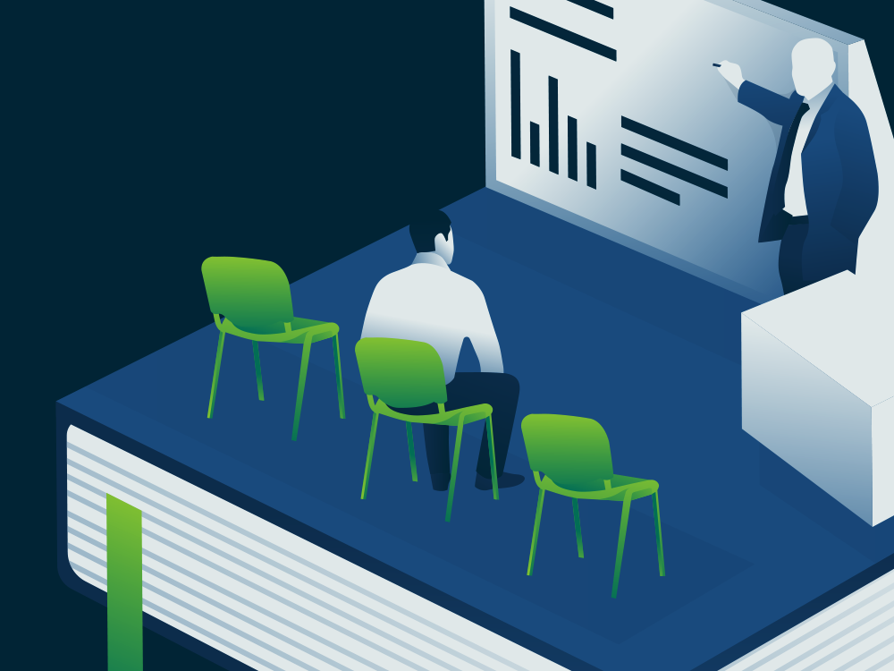 Step-by-step infographic showing a student’s path from exploring schools to staying on track through graduation