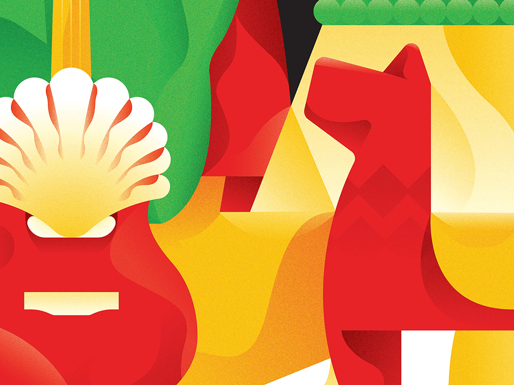 Editorial illustrations designed to support written content and storytelling.