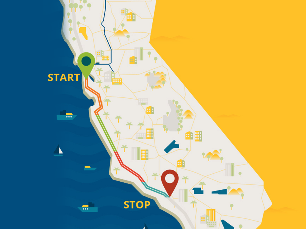 Infographic designs featuring travel, food, products, and lifestyle topics with map-based and curated visuals.